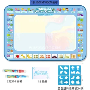 Oversized Magical Water Canvas – Reusable Drawing Mat for Kids Ages 3-6