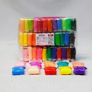 Air Dry Modeling Clay for Kids – 24+ Colors Soft & Lightweight Craft Kit