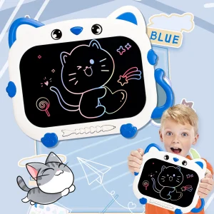 10-Inch Cat LCD Writing Tablet for Kids – Portable Erasable Drawing Board